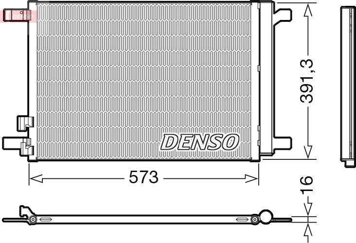 Denso DCN32066 - KOND.RADIATORS 5Q0816411AJ