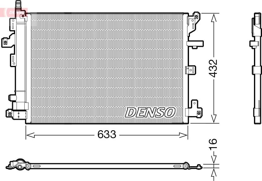 Denso DCN33012 - KOND.RADIATORS 30648955