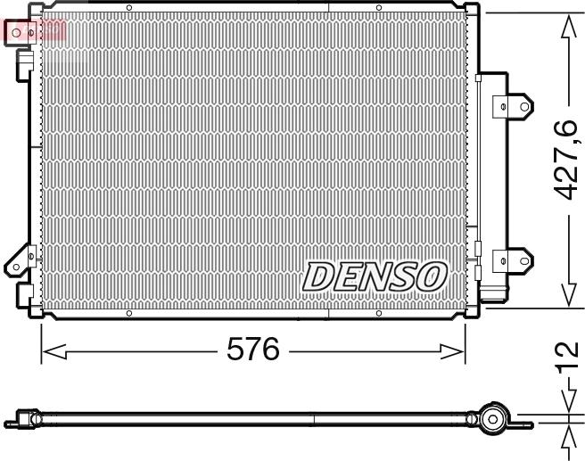 Denso DCN47008 - Kondensators, Gaisa kond