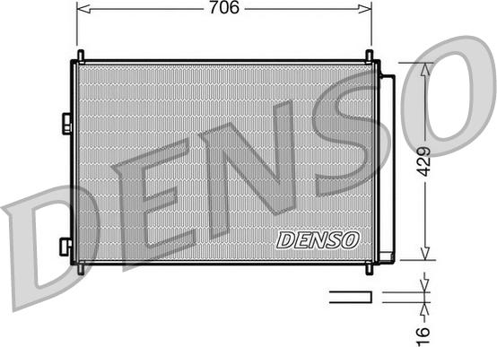 Denso DCN50030 - KOND.RADIATORS 88460AZ017