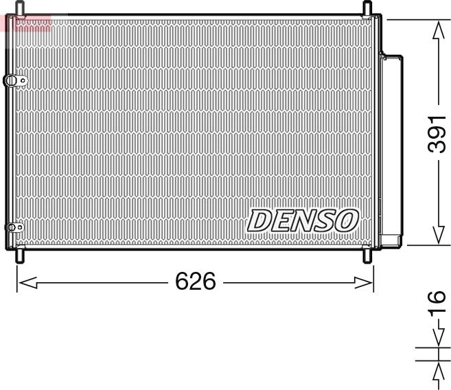 Denso DCN50041 - KOND.RADIATORS 8845002280