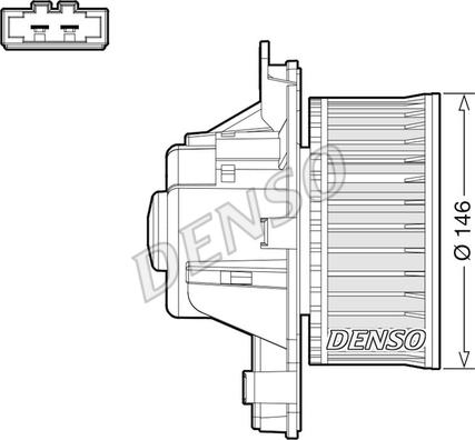 Denso DEA21014 - Salona ventilators