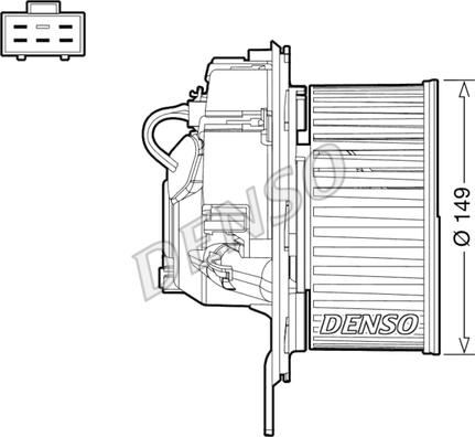 Denso DEA32005 - Salona ventilators
