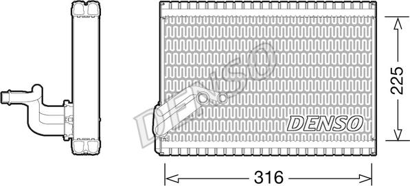 Denso DEV21003 - Evaporators 6450WE