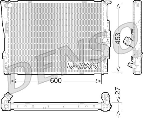 Denso DRM05073 - Radiators, Motora dzesēšanas