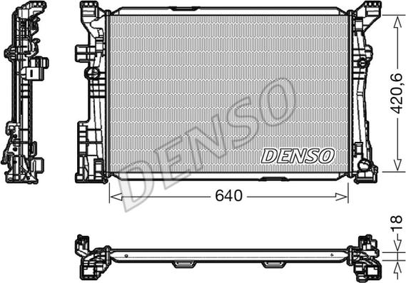 Denso DRM17096 - DRM17096 RADIATORS MB