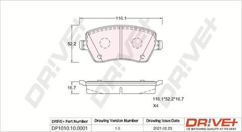 Dr!ve+ DP1010.10.0001 -