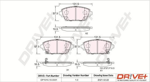 Dr!ve+ DP1010.10.0081 -
