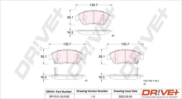 Dr!ve+ DP1010.10.0105 -