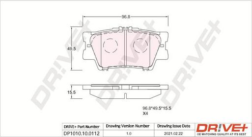 Dr!ve+ DP1010.10.0112 -