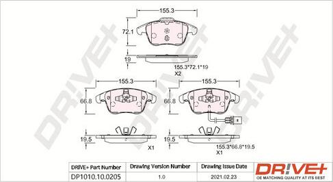 Dr!ve+ DP1010.10.0205 -