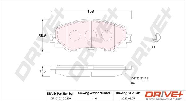 Dr!ve+ DP1010.10.0209 -
