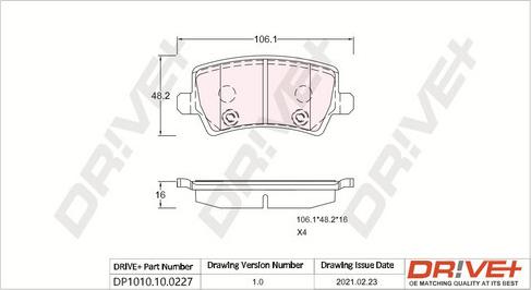 Dr!ve+ DP1010.10.0227 -