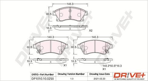 Dr!ve+ DP1010.10.0258 -