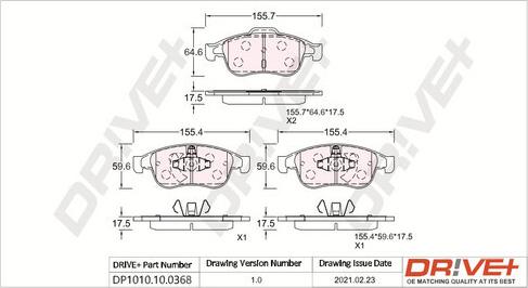 Dr!ve+ DP1010.10.0368 -