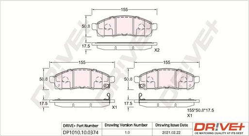 Dr!ve+ DP1010.10.0374 -