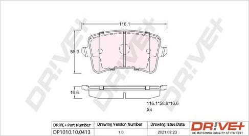 Dr!ve+ DP1010.10.0413 -