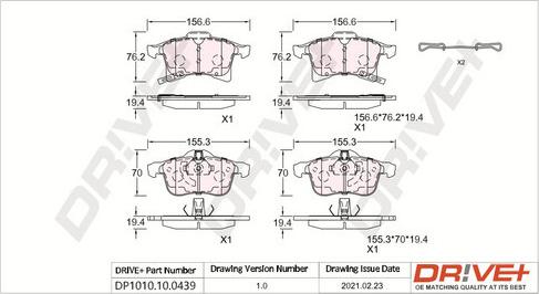 Dr!ve+ DP1010.10.0439 -