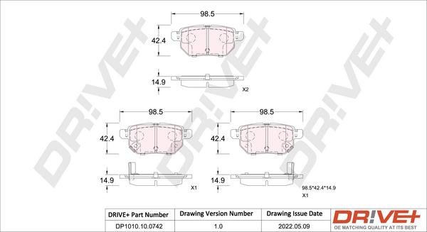 Dr!ve+ DP1010.10.0742 -