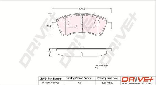 Dr!ve+ DP1010.10.0758 -