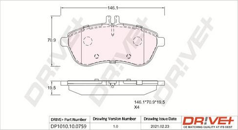 Dr!ve+ DP1010.10.0759 -