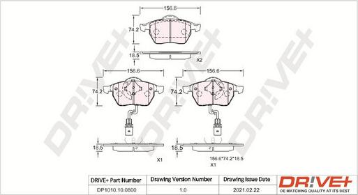 Dr!ve+ DP1010.10.0800 -