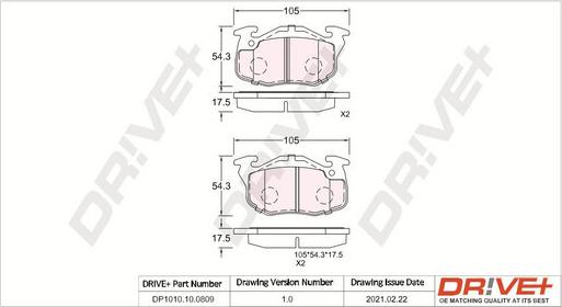 Dr!ve+ DP1010.10.0809 -