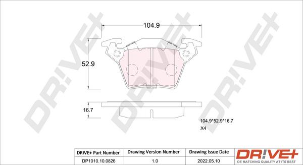 Dr!ve+ DP1010.10.0826 -