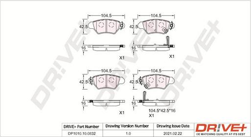 Dr!ve+ DP1010.10.0832 -