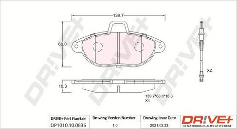 Dr!ve+ DP1010.10.0836 -