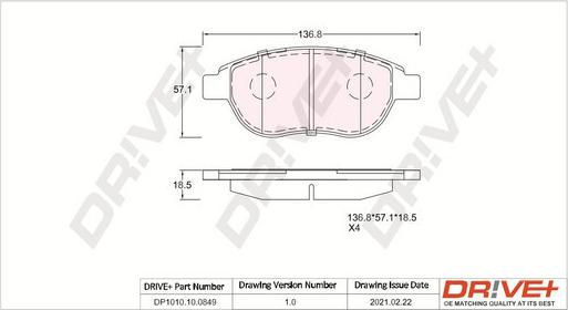 Dr!ve+ DP1010.10.0849 -