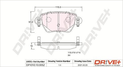 Dr!ve+ DP1010.10.0852 -