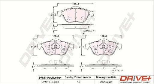 Dr!ve+ DP1010.10.0863 -