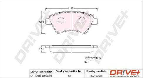 Dr!ve+ DP1010.10.0869 -