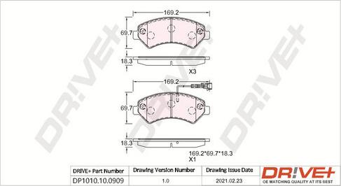 Dr!ve+ DP1010.10.0909 -