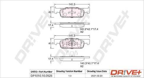 Dr!ve+ DP1010.10.0928 -