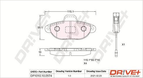 Dr!ve+ DP1010.10.0974 -