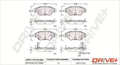 Dr!ve+ DP1010.10.1047 -