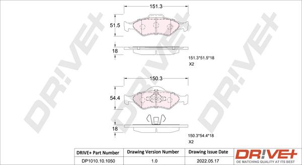 Dr!ve+ DP1010.10.1050 -
