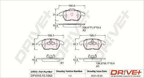 Dr!ve+ DP1010.10.1060 -