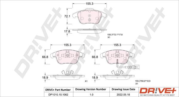 Dr!ve+ DP1010.10.1062 -