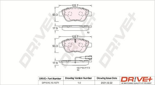 Dr!ve+ DP1010.10.1071 -