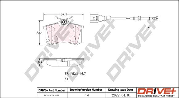 Dr!ve+ DP1010.10.1121 -