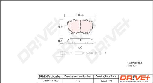Dr!ve+ DP1010.10.1129 -