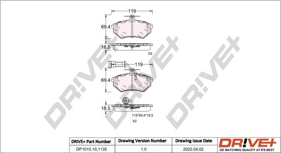 Dr!ve+ DP1010.10.1135 -