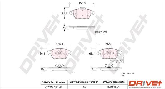Dr!ve+ DP1010.10.1221 -