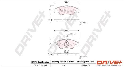 Dr!ve+ DP1010.10.1247 -