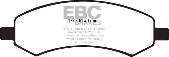 EBC Brakes DP61738 - Auto Part