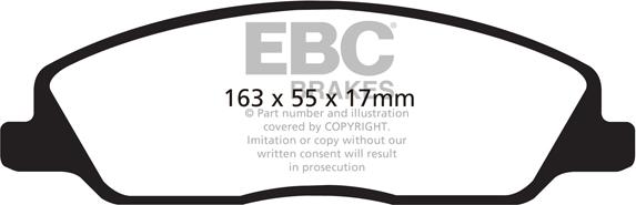 EBC Brakes DP41869R - Auto Part