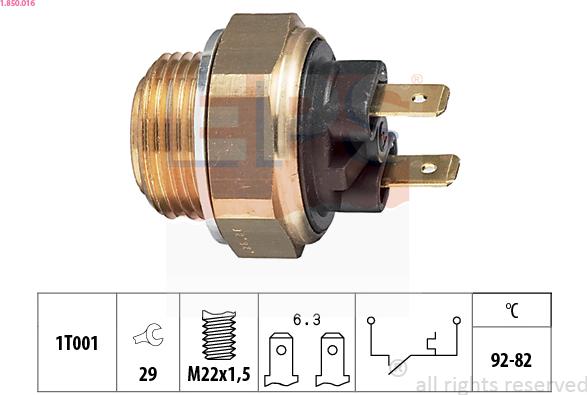 EPS 1.850.016 - Termoslēdzis